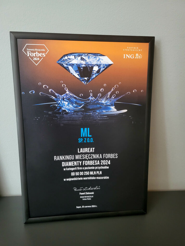 ML Polyolefins laureatem Diamentów Forbesa